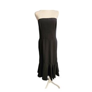 Dress The Population Women's Size XXL Black Strapless Dress
